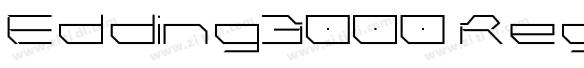 Edding3000 Regular字体转换
